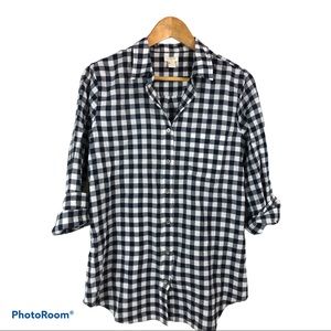 Women’s J.Crew long sleeve gingham button down